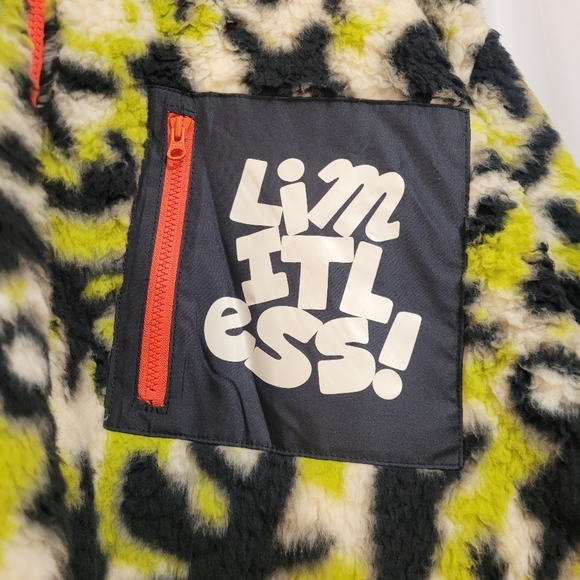 Black History Month Plus Size Limitless Faux Fur Jacket - Ivory Animal Icon 4X - Picture 7 of 13